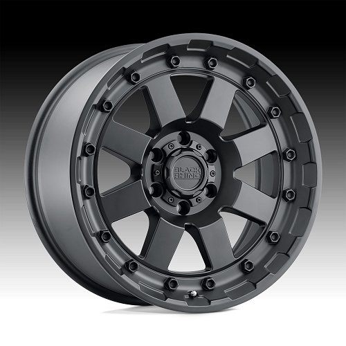 Black Rhino Cleghorn Matte Black Custom Truck Wheels 1